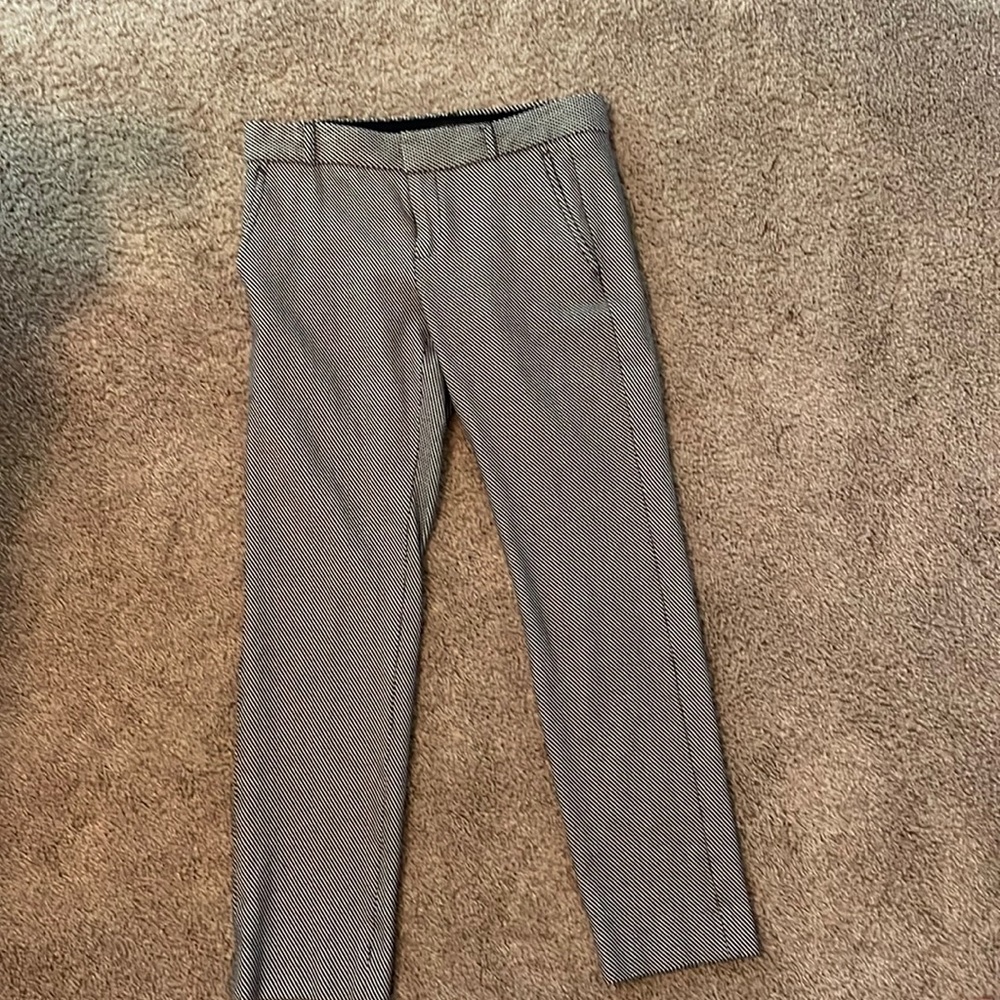 52% cotton ankle length pants.